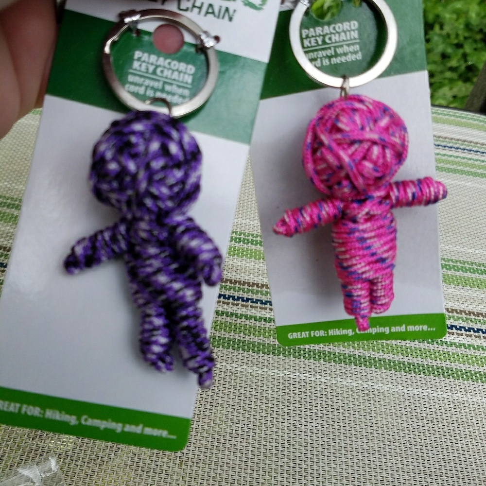 Voodoo doll key chain